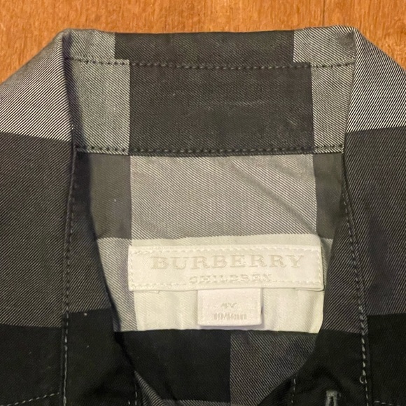 BURBERRY KIDS SHIRT - SIZE 4 - Picture 2 of 4